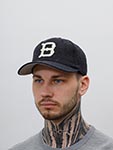 Бейсболка AMERICAN NEEDLE арт. 21005A-BRG Brooklyn Royal Giants Archive Legend NL (черный)